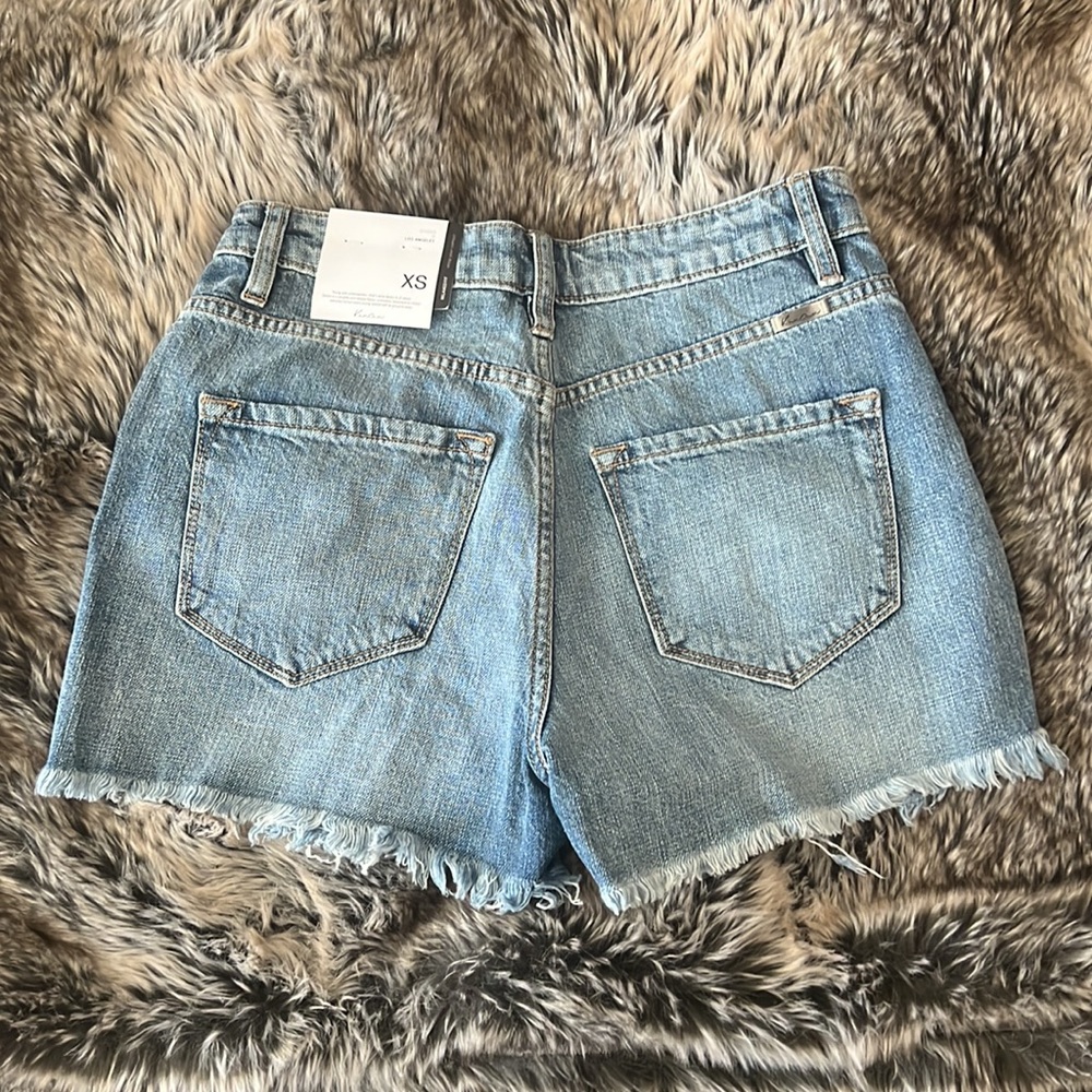 NWT Kancan distressed denim cut off jean shorts - Picture 2 of 6